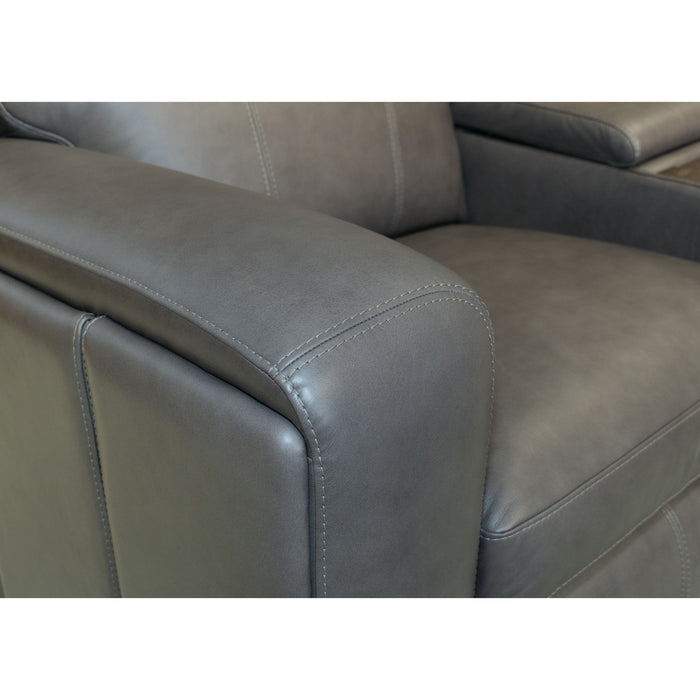 Wyatt - Power Reclining Loveseat With Console & Power Headrests & Lumbar