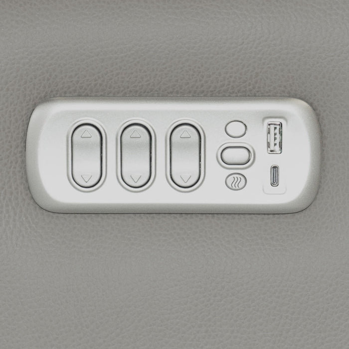 Vernon - Power Reclining Sofa With Console, Power Headrest, Lumbar, Heat & Massage