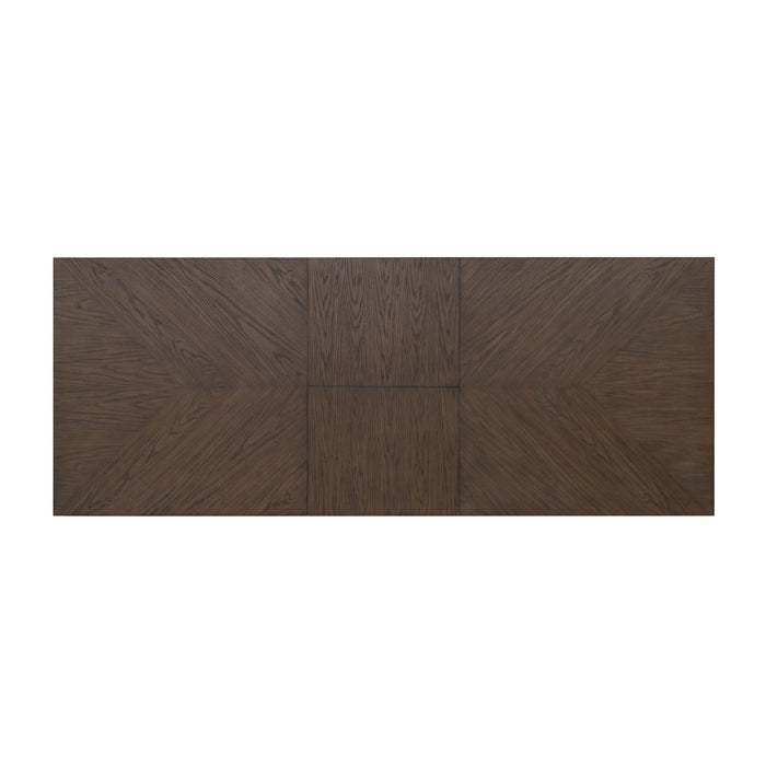 Athens - Rectangular Dining Table - Chocolate Brown