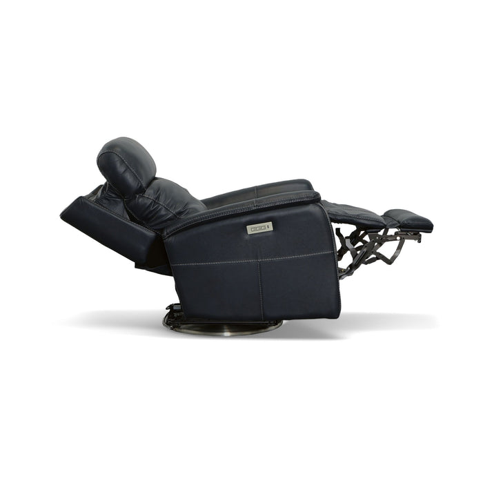 View - Power Swivel Recliner With Power Headrest