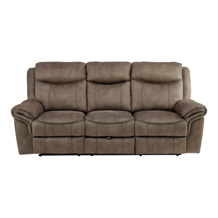 Aram - Reclining Sofa w/ Drop Down Table