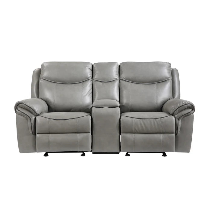Aram - Reclining Sofa & Glider Loveseat Combo