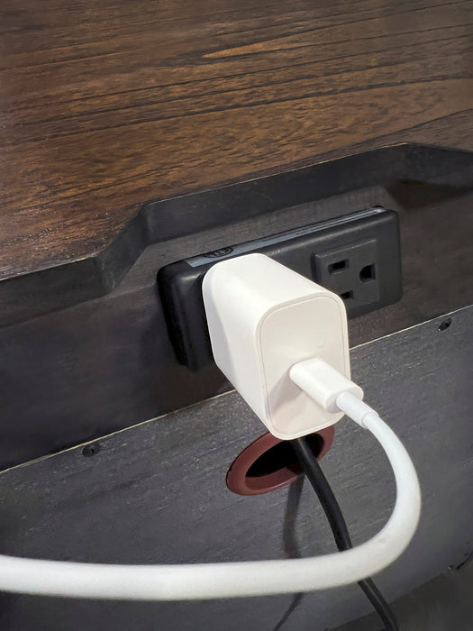 Modern Loft - 2 Drawer Nightstand w/ power