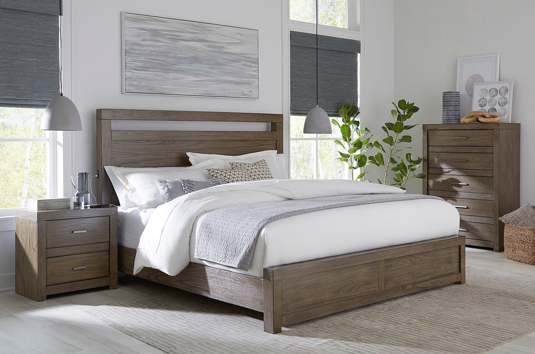 Modern Loft - 2 Drawer Nightstand w/ power