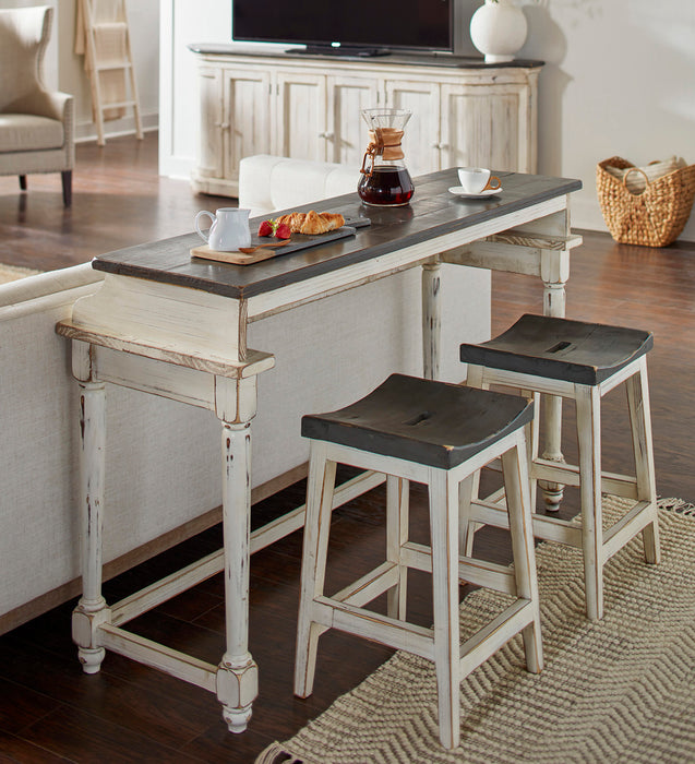 Hinsdale - Console Bar Table w/ Two Stools