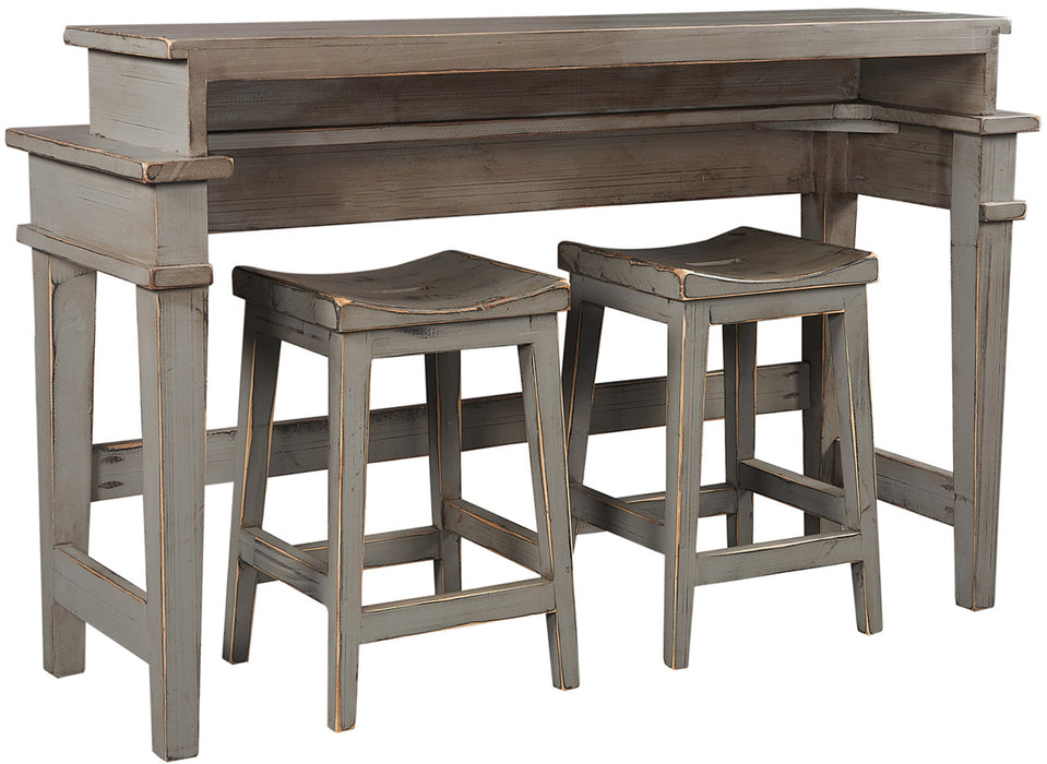 Reeds Farm - Console Bar Table w/ Two Stools