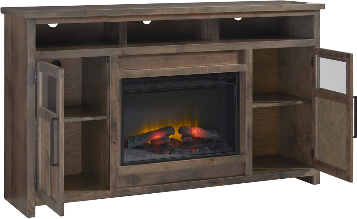 Finnegan - 66" Highboy Fireplace Console