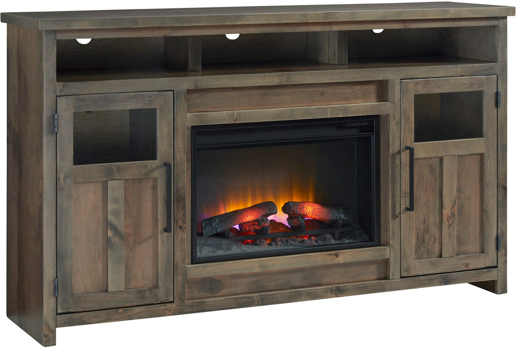 Finnegan - 66" Highboy Fireplace Console