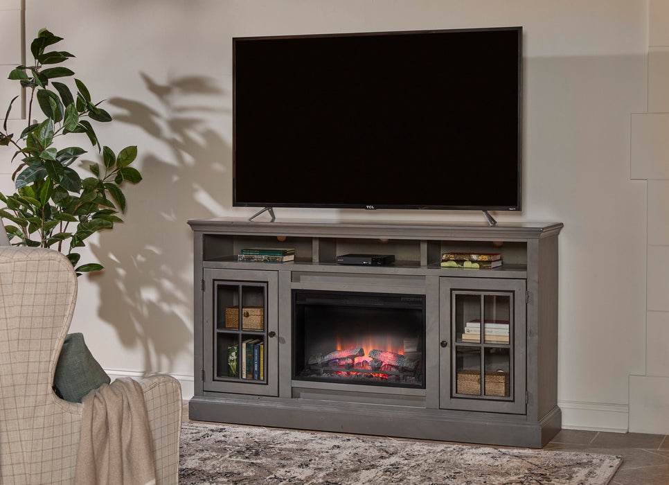 Churchill - 70" Highboy Fireplace Console