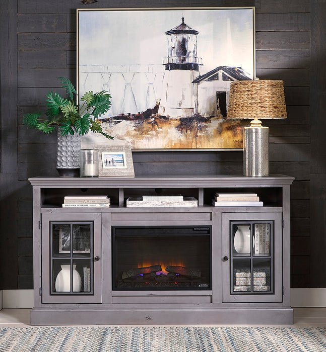 Churchill - 70" Highboy Fireplace Console