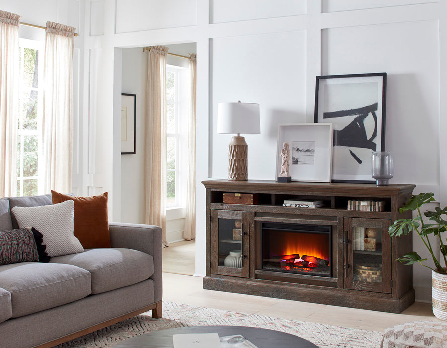 Manchester - 73" Highboy Fireplace Console