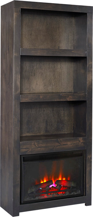 Avery Loft - 74" Fireplace Display Case