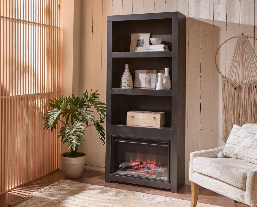 Avery Loft - 74" Fireplace Display Case