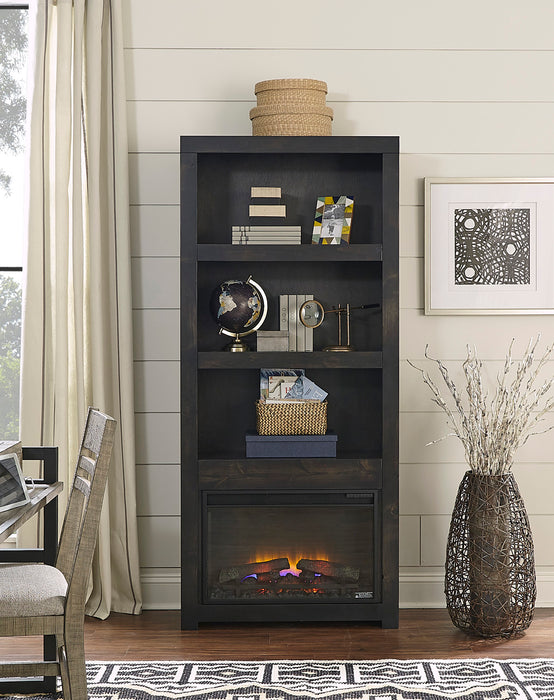 Avery Loft - 74" Fireplace Display Case