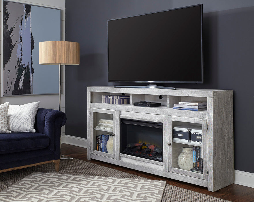 Avery Loft - 74" Highboy Fireplace Console