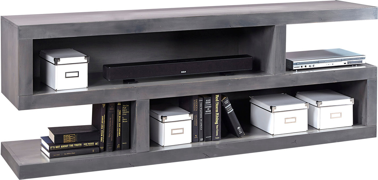 Contemporary Alder - 74" Open S Console