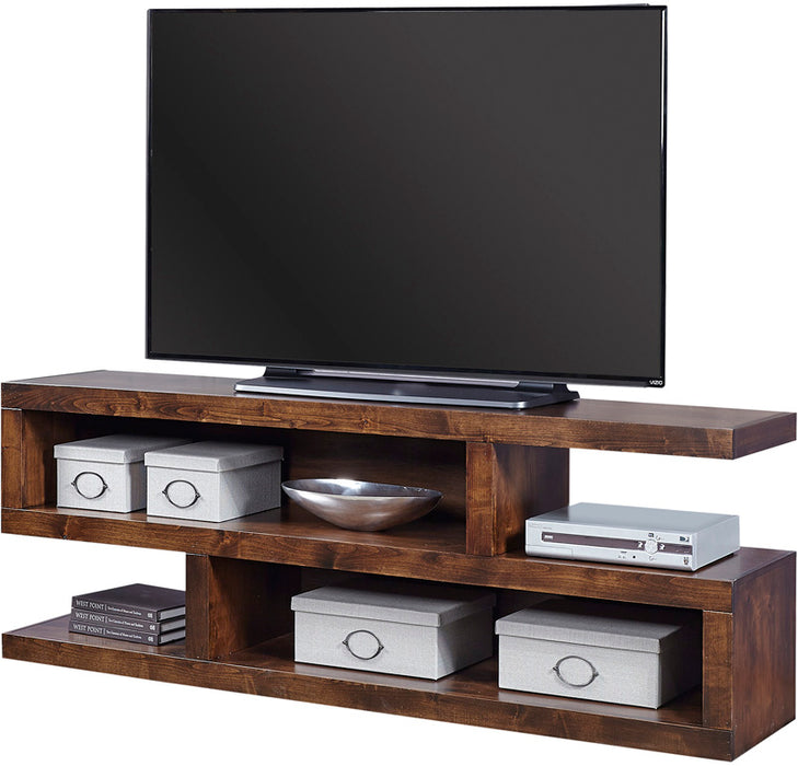 Contemporary Alder - 74" Open S Console