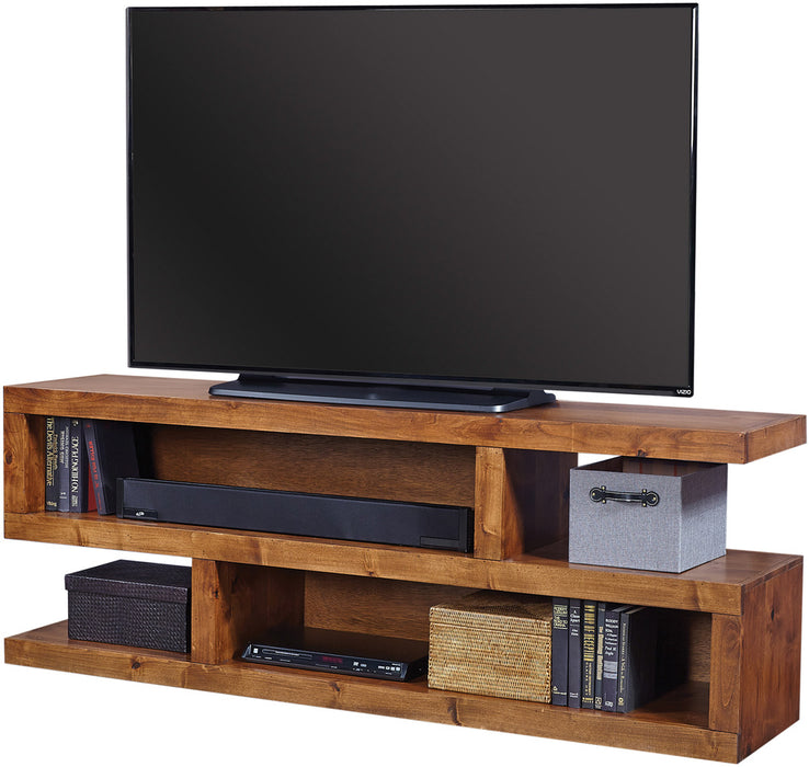 Contemporary Alder - 74" Open S Console