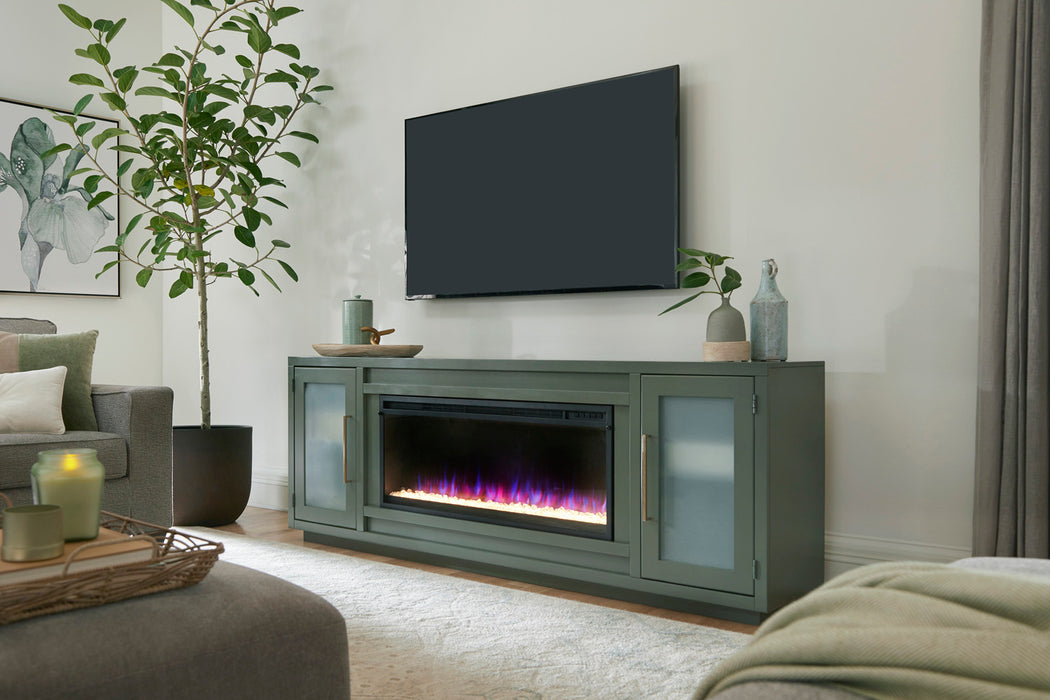 Perry - 84" Fireplace Console
