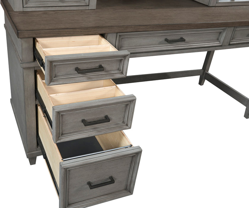 Caraway - Pedestal Desk and Return