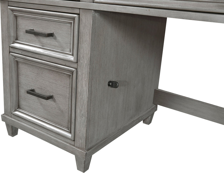 Caraway - Pedestal Desk and Return