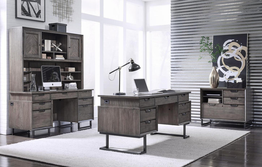Harper Point - 66" Credenza & Hutch