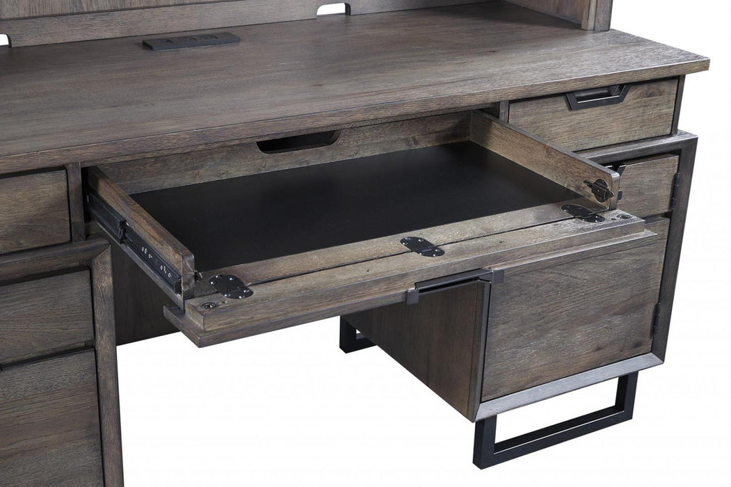 Harper Point - 66" Credenza & Hutch