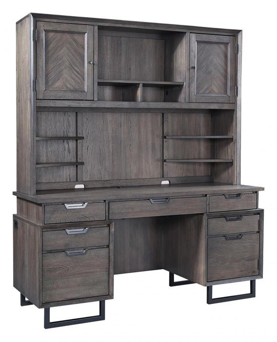 Harper Point - 66" Credenza & Hutch
