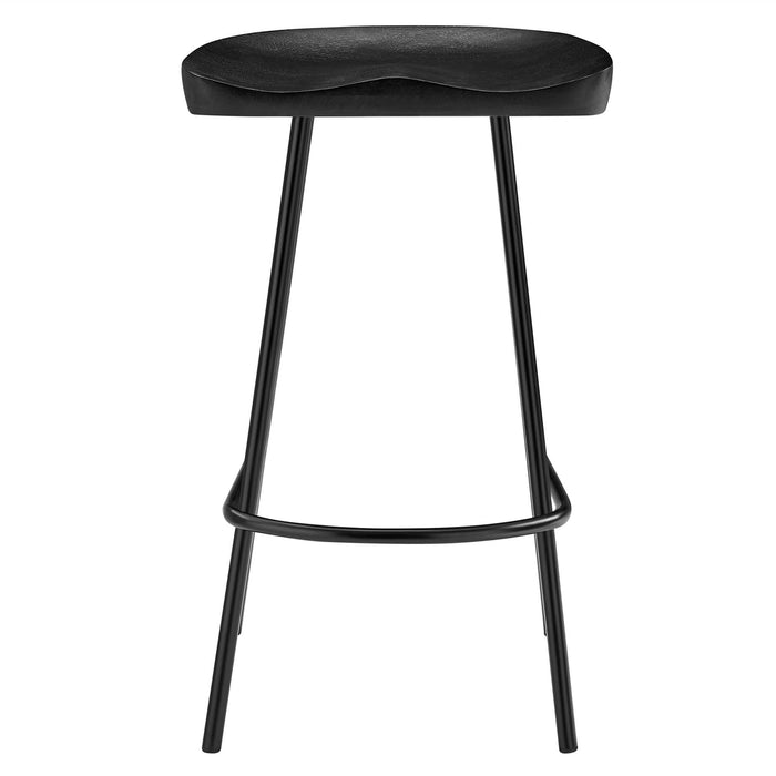 Concord Backless Wood Counter Stools Set of 2 by Modway