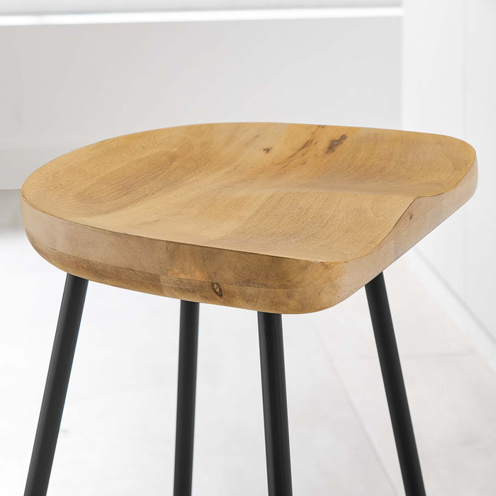 Concord Backless Wood Counter Stools Set of 2 by Modway