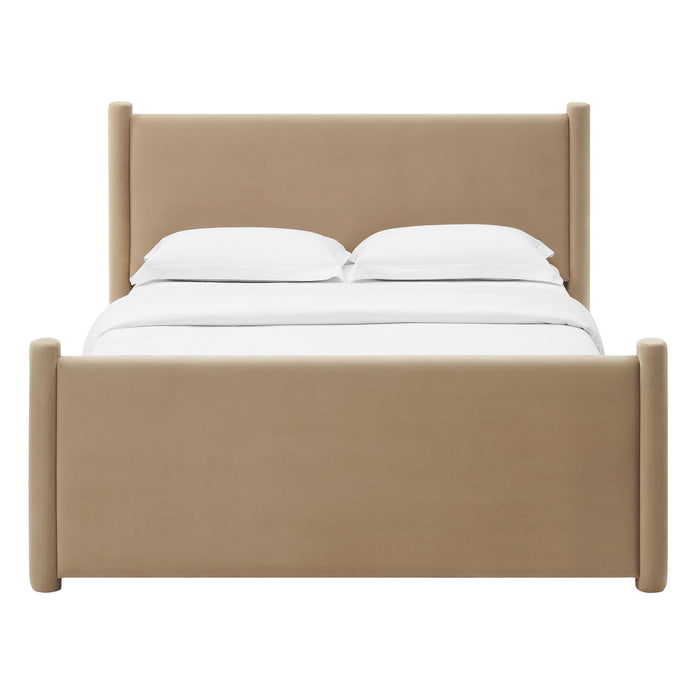 Rael Performance Velvet King Platform Bed by Modway
