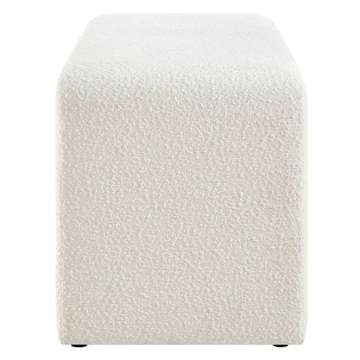 Simba Boucle Fabric Waterfall Long Bench by Modway