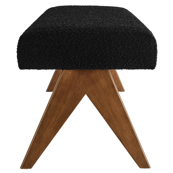 Lyra 63" Boucle Upholstered Bench by Modway