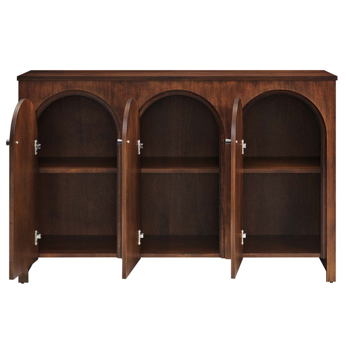 Appia 3-Door Arched Door Sideboard Storage Cabinet by Modway