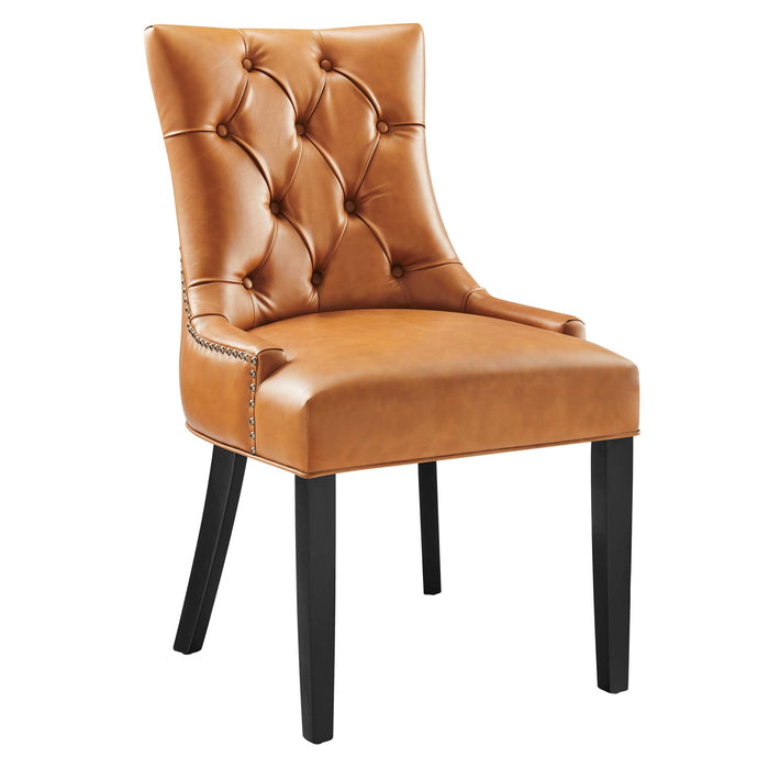 Regent Tufted Vegan Leather Dining Chair by Modway