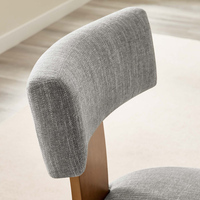 Nalani Fabric Upholstered Dining Chairs Set of 2 by Modway