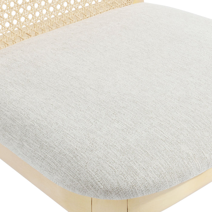 Monarch Wood and Rattan Dining Side Chair by Modway