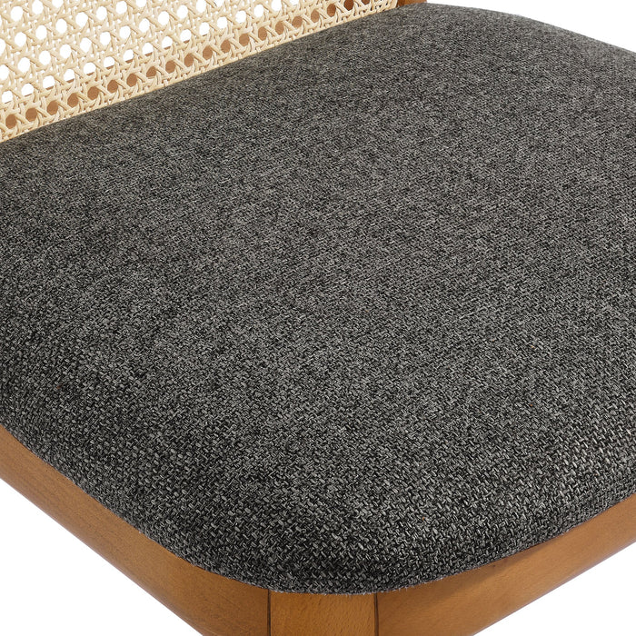 Monarch Wood and Rattan Dining Side Chair by Modway