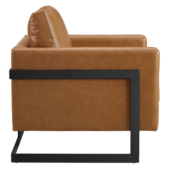 Posse Vegan Leather Accent Chair by Modway