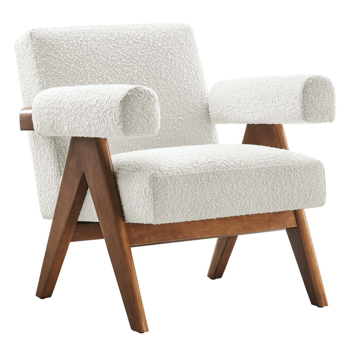 Lyra Boucle Fabric Armchair by Modway