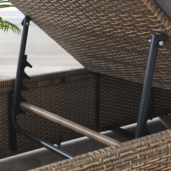 Convene Outdoor Patio Chaise Lounge Chair by Modway