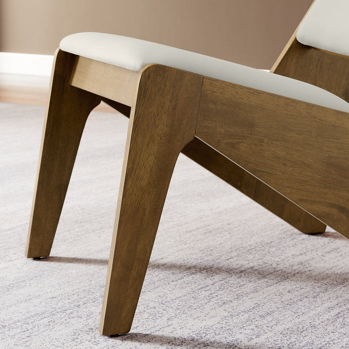 Rylina Vegan Leather Accent Chairs Set of 2 by Modway