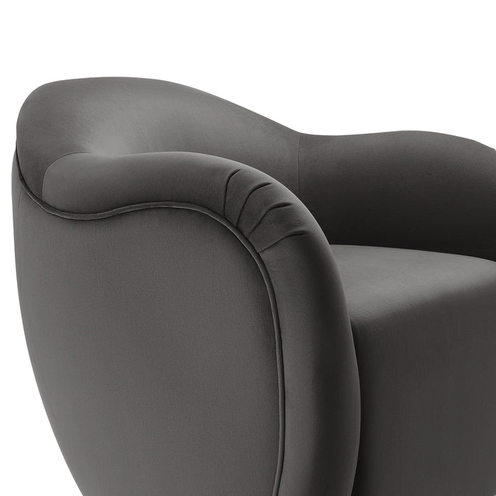 Compose Performance Velvet Swivel Armchair by Modway