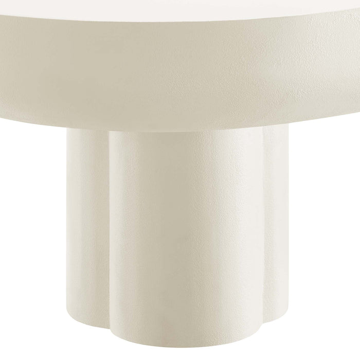 Caspian Oval Concrete Coffee Table by Modway