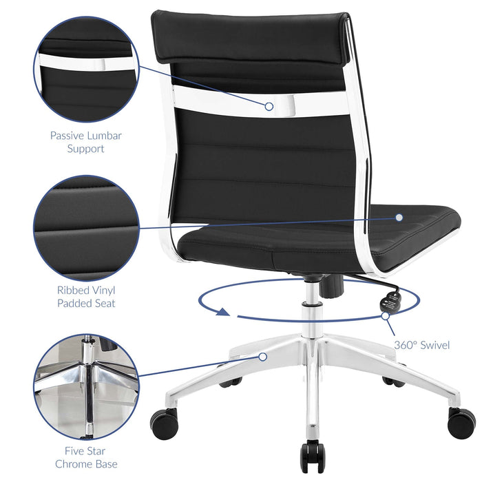 Jive Armless Mid Back Office Chair by Modway