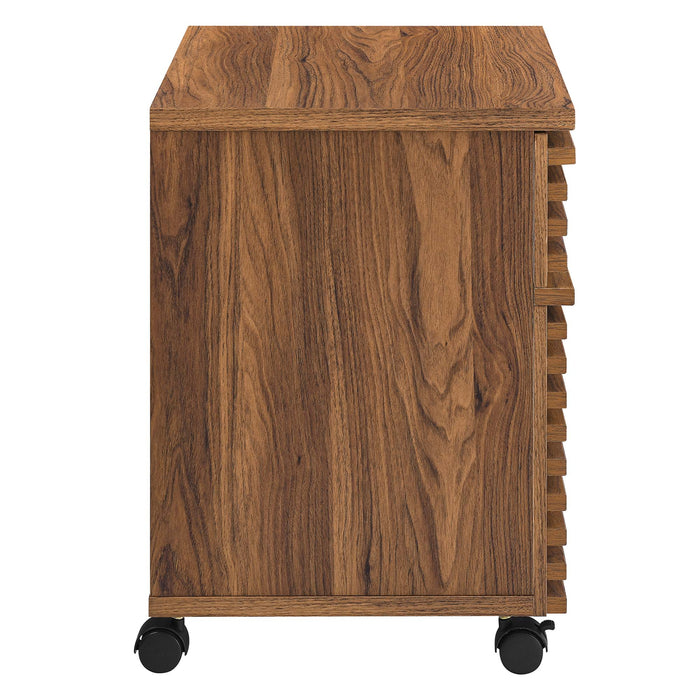 Render Wood Desk and File Cabinet Set by Modway