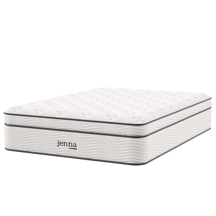 Jenna 14" Innerspring and Foam Full Mattress by Modway