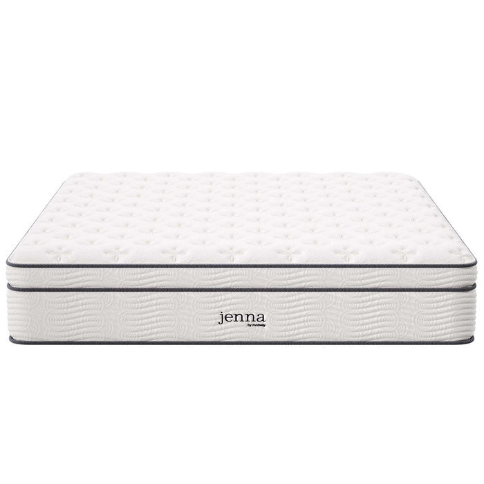 Jenna 14" Innerspring and Foam California King Mattress by Modway
