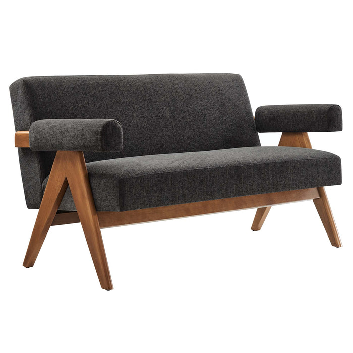Lyra Fabric Loveseat by Modway