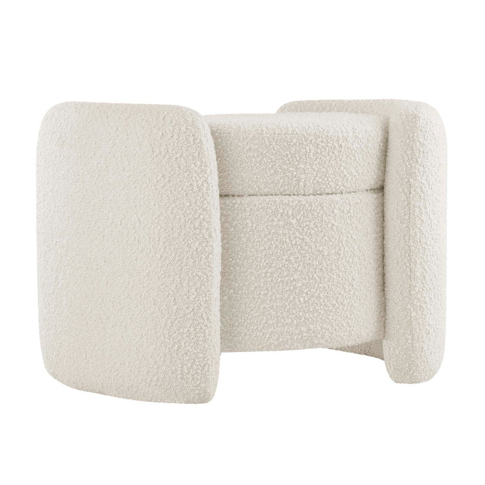 Nebula Boucle Upholstered Ottoman by Modway